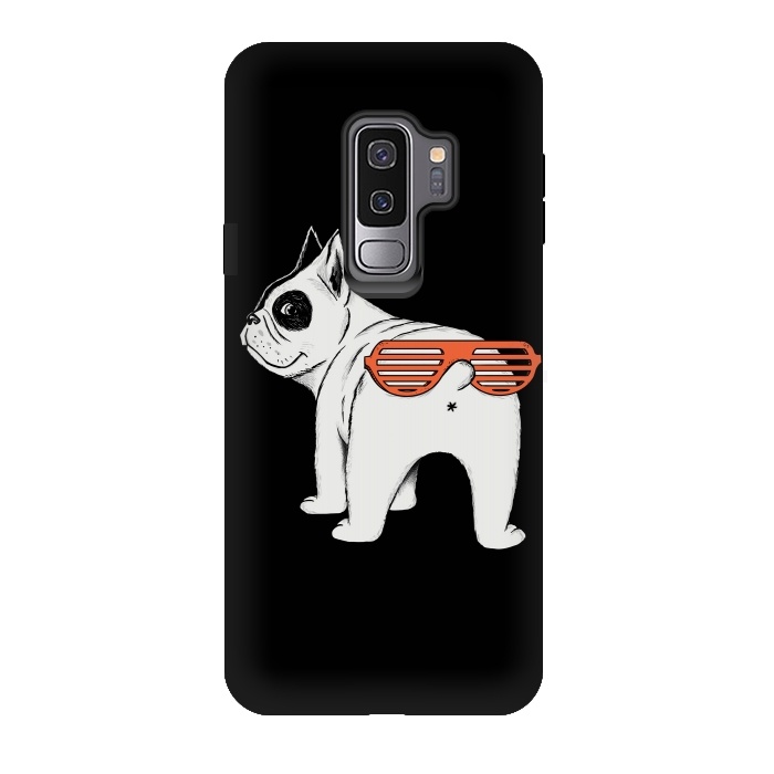Galaxy S9 plus StrongFit Dog second face by Coffee Man