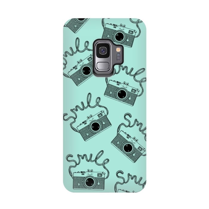 Galaxy S9 StrongFit Smile pattern by Coffee Man