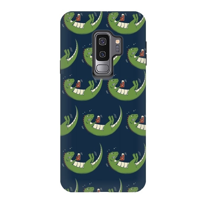 Galaxy S9 plus StrongFit Dinosaur new shoes by Coffee Man