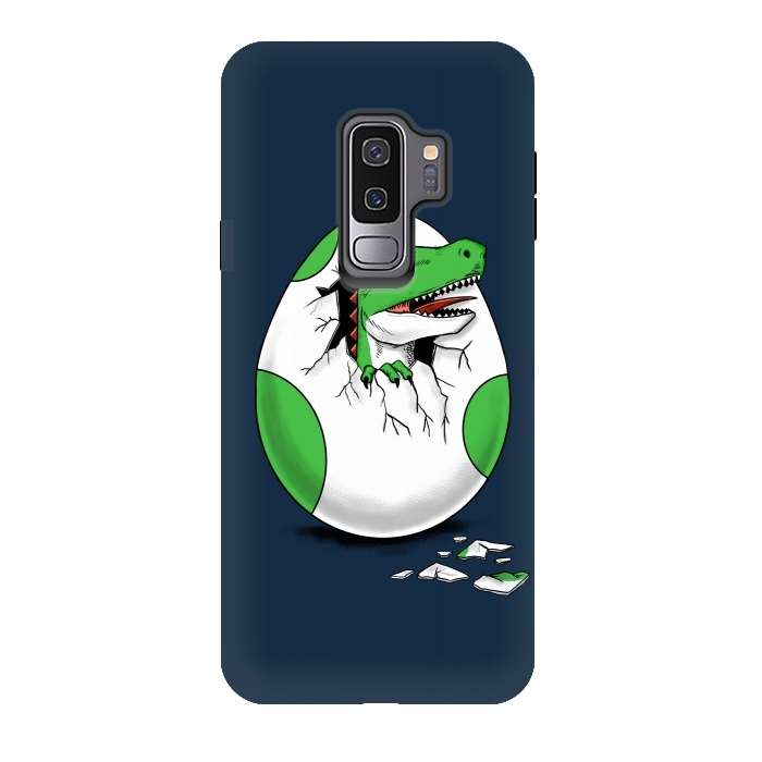 Galaxy S9 plus StrongFit Dinosaur egg by Coffee Man