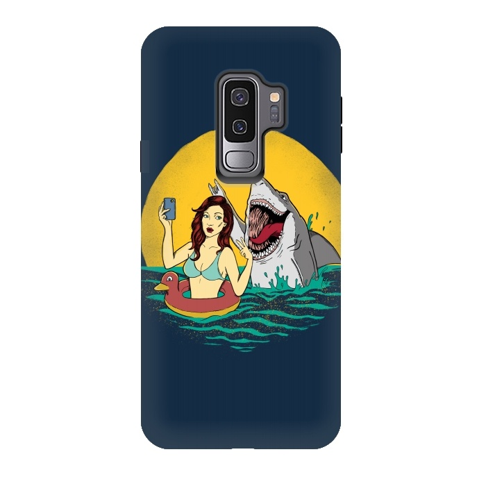 Galaxy S9 plus StrongFit Shark Selfie by Coffee Man