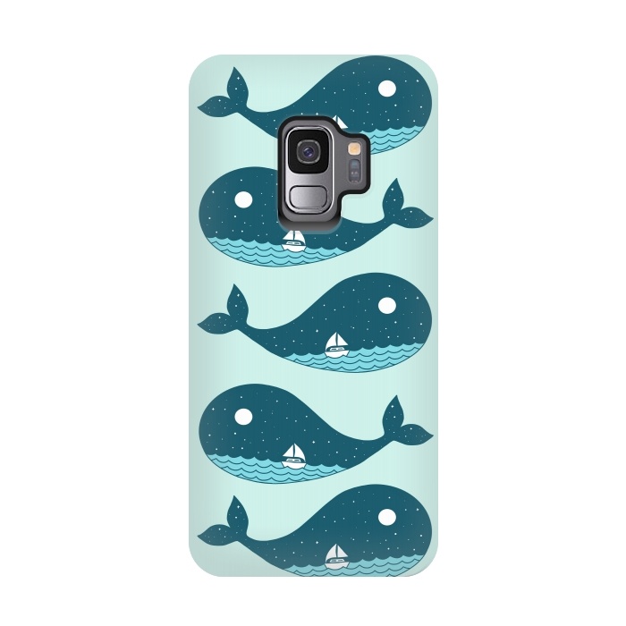 Galaxy S9 StrongFit Whale Landscape 2 by Coffee Man