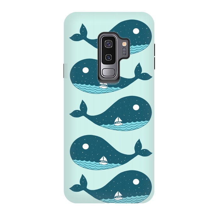 Galaxy S9 plus StrongFit Whale Landscape 2 by Coffee Man