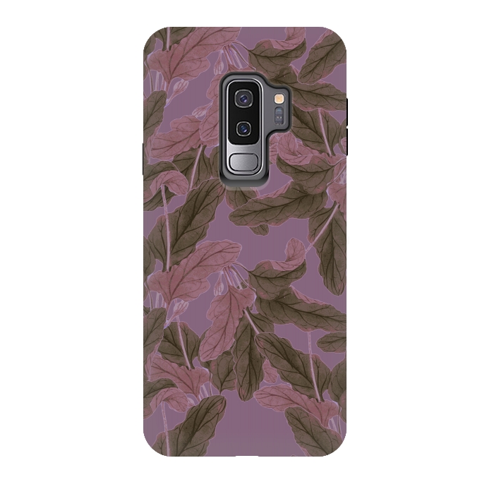 Galaxy S9 plus StrongFit Purple Bushes by Zala Farah