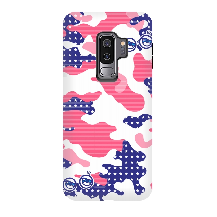 Galaxy S9 plus StrongFit EYES WITH CAMO by Michael Cheung