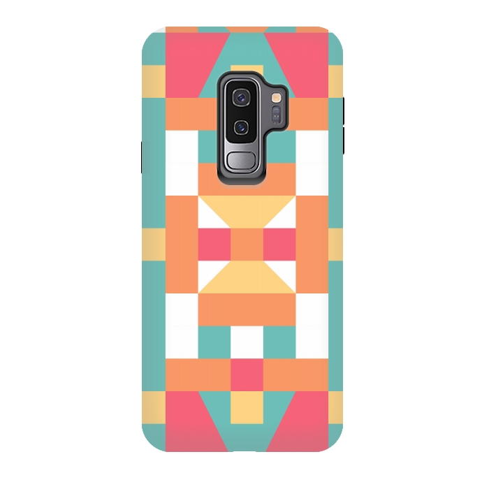 Galaxy S9 plus StrongFit Candy Land (by Color Blocks) by Zala Farah
