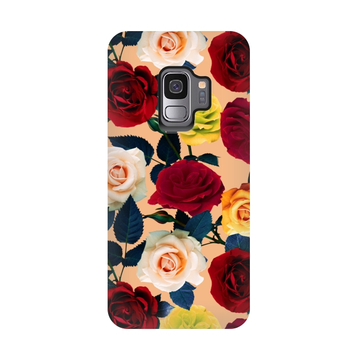 Galaxy S9 StrongFit Rose Garden by Burcu Korkmazyurek