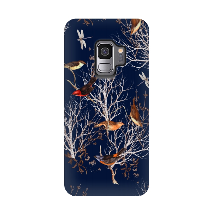 Galaxy S9 StrongFit Bird Garden by Burcu Korkmazyurek