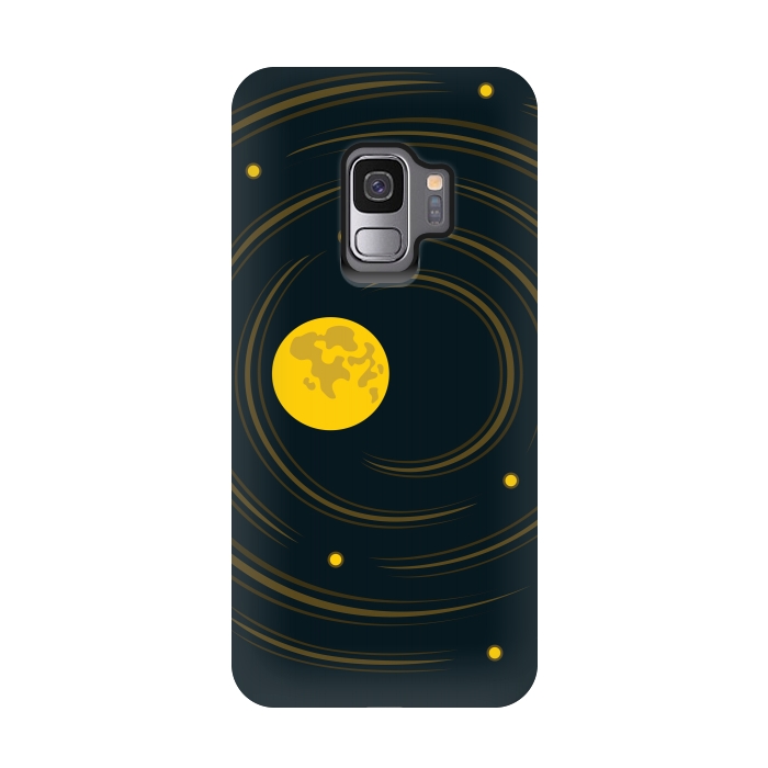 Galaxy S9 StrongFit Geek Abstract Stars And Moon by Boriana Giormova