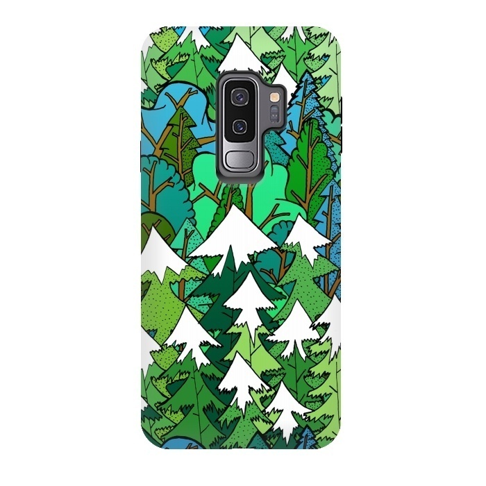 Galaxy S9 plus StrongFit Winter's Forest by Steve Wade (Swade)