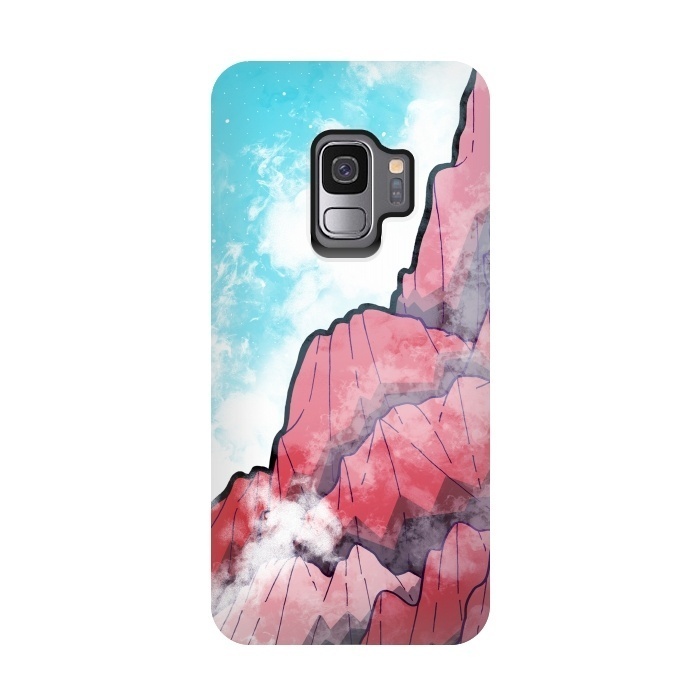 Galaxy S9 StrongFit The Misty Mountains by Steve Wade (Swade)