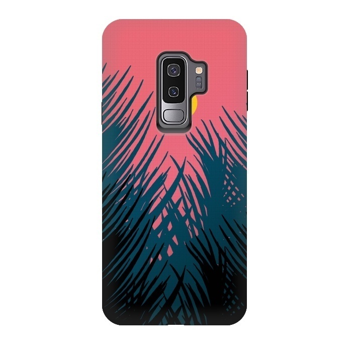 Galaxy S9 plus StrongFit The Evening Palm trees by Steve Wade (Swade)