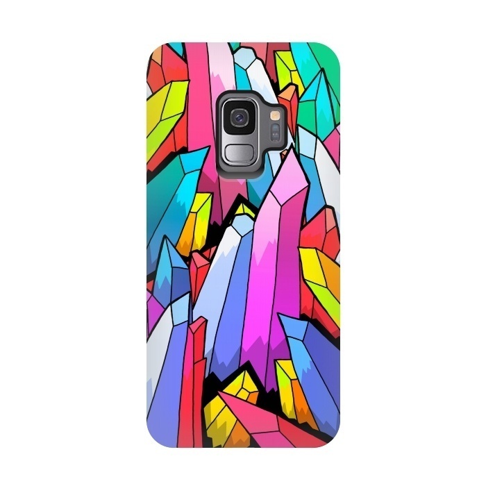 Galaxy S9 StrongFit Colour Crystals  by Steve Wade (Swade)