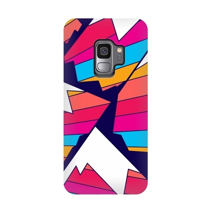 Galaxy S9 StrongFit Mountains of many colours by Steve Wade (Swade)