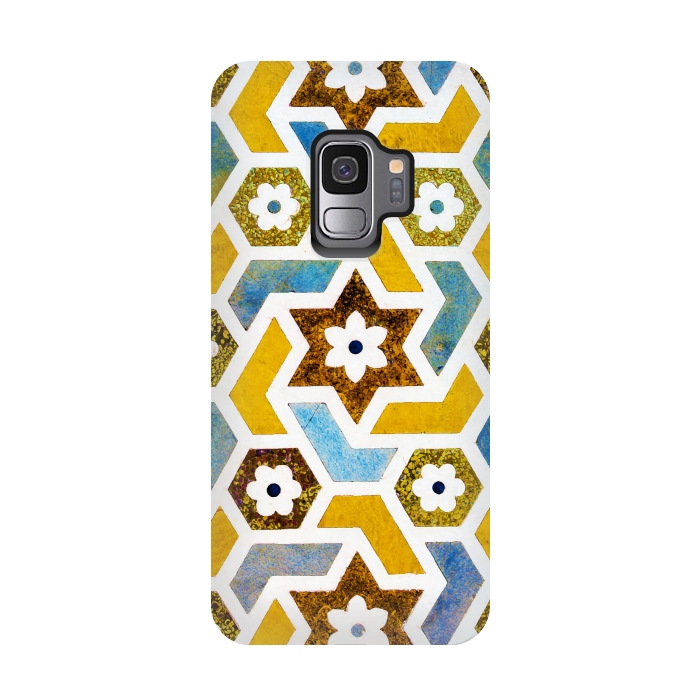 Galaxy S9 StrongFit Moroccan Bliss by Uma Prabhakar Gokhale