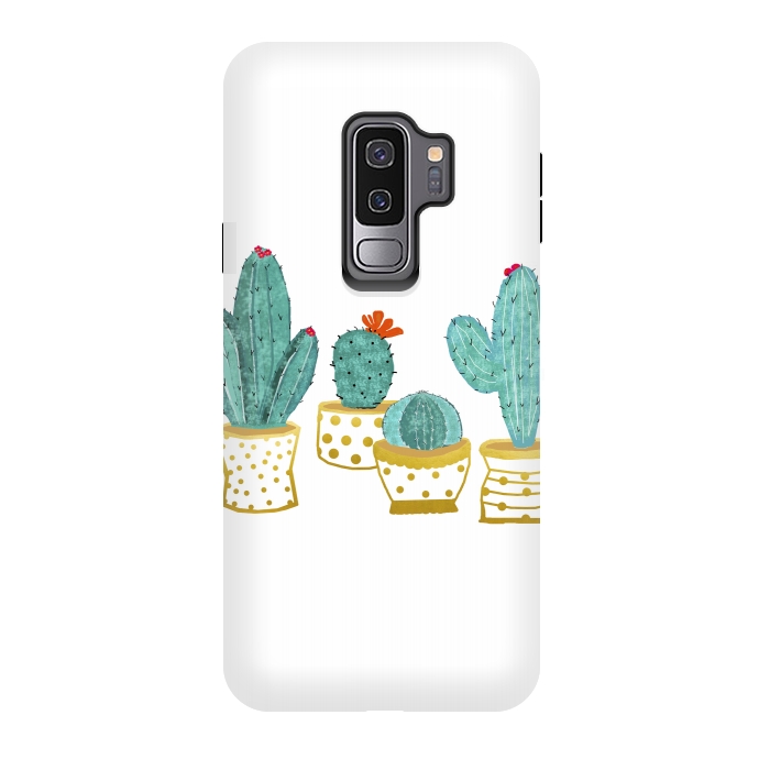 Galaxy S9 plus StrongFit Cactus Garden V2 by Uma Prabhakar Gokhale