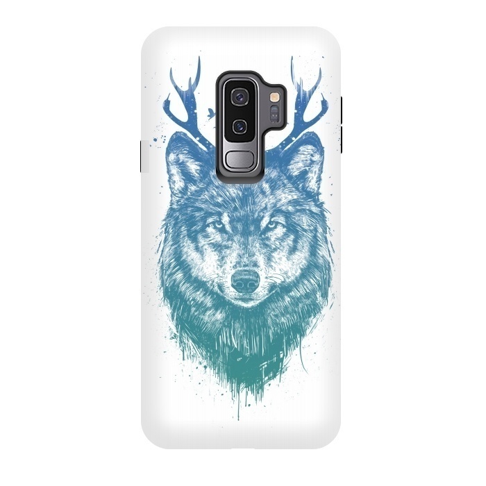 Galaxy S9 plus StrongFit Deer wolf by Balazs Solti