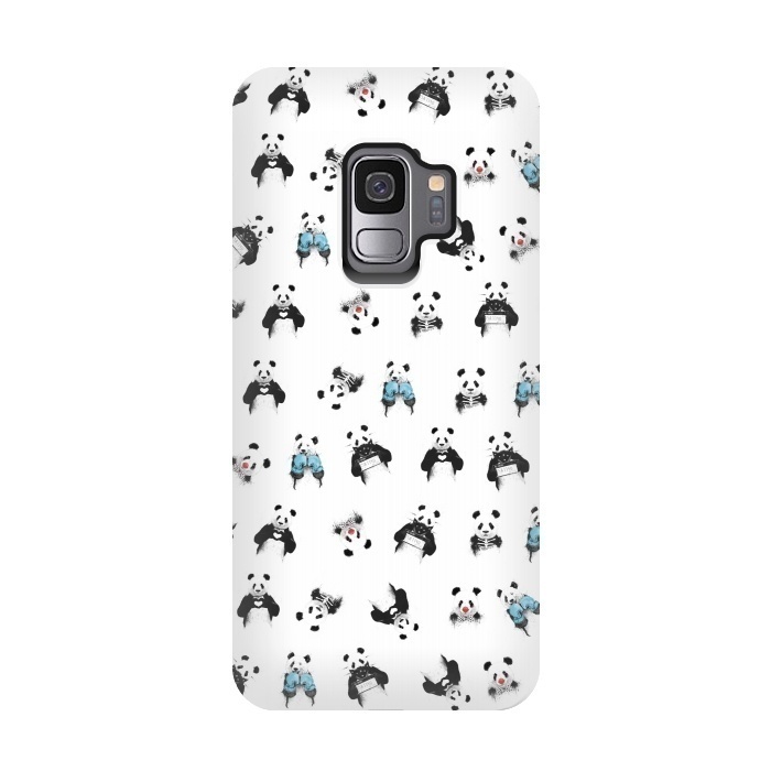 Galaxy S9 StrongFit Panda pattern by Balazs Solti