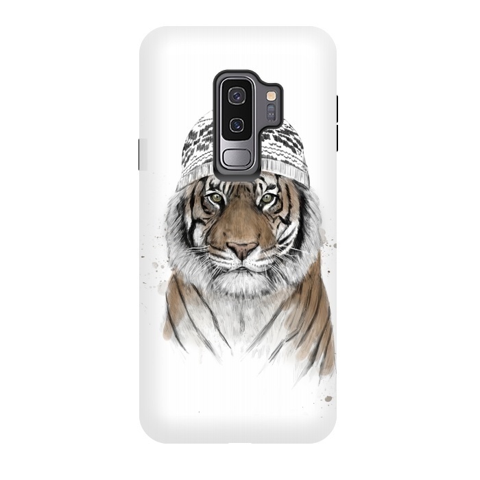 Galaxy S9 plus StrongFit Siberian tiger by Balazs Solti
