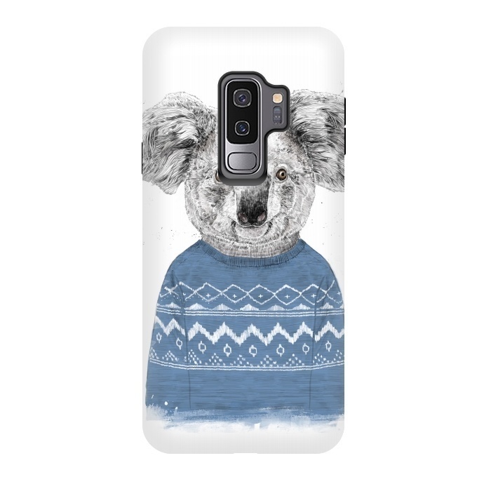 Galaxy S9 plus StrongFit Winter koala by Balazs Solti