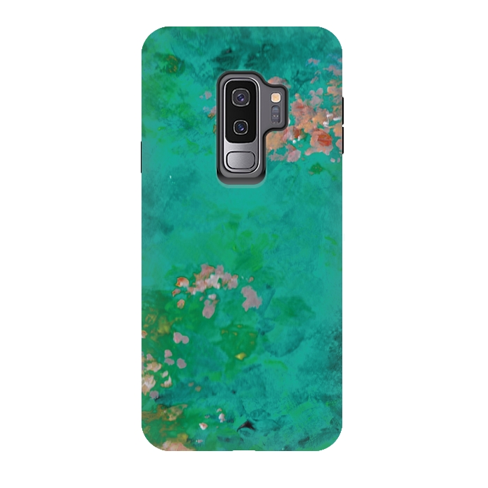 Galaxy S9 plus StrongFit Impressionist Lake by Zoe Charlotte