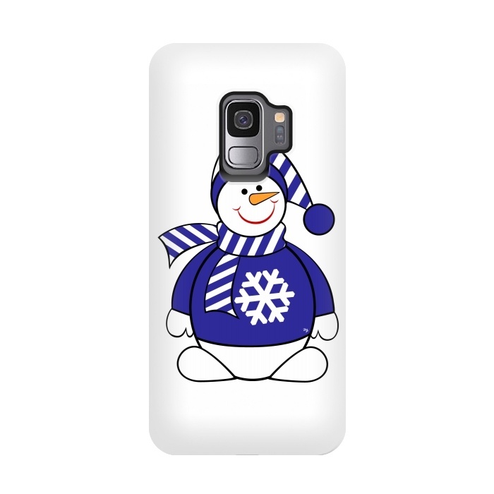 Galaxy S9 StrongFit Cute snowman by Martina