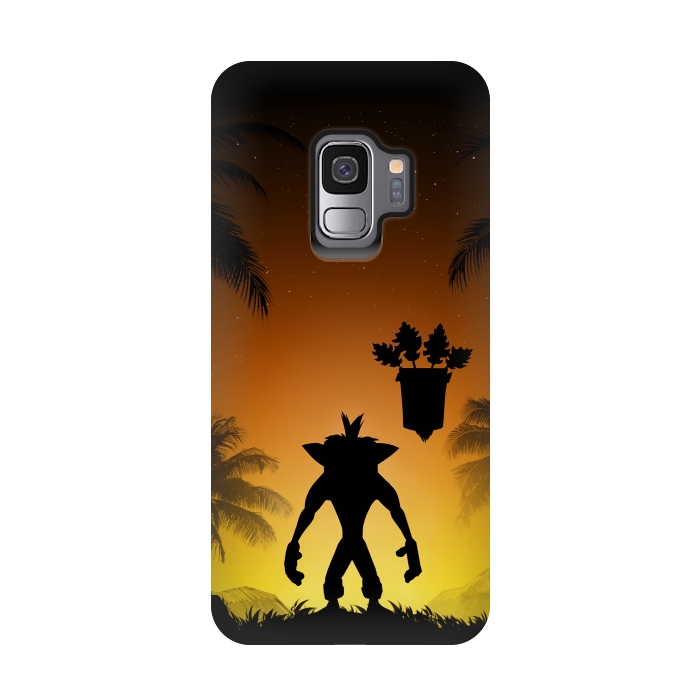 Galaxy S9 StrongFit Protector of the island by Denis Orio Ibañez