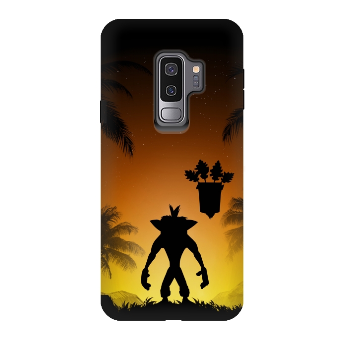 Galaxy S9 plus StrongFit Protector of the island by Denis Orio Ibañez
