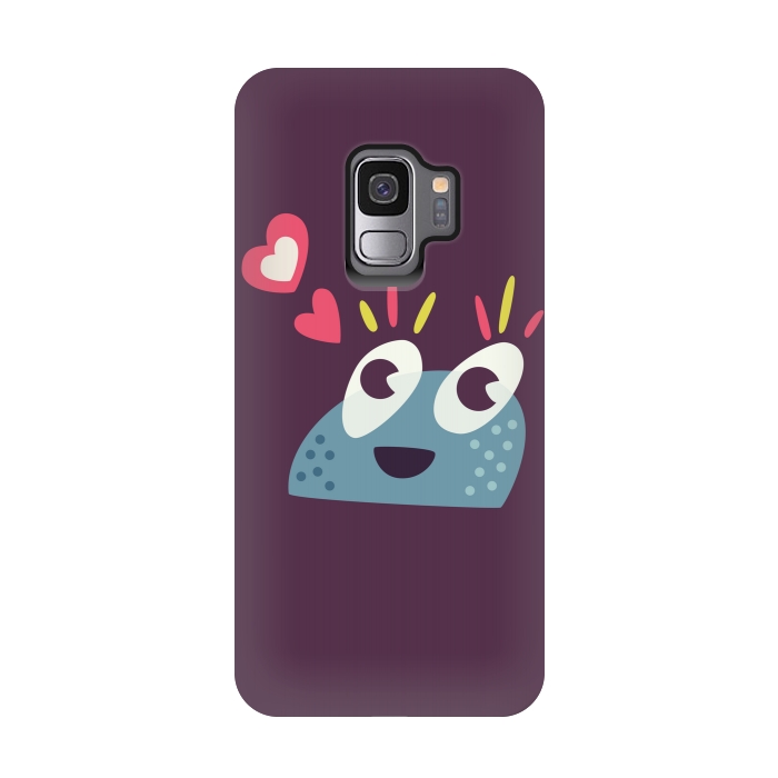 Galaxy S9 StrongFit Kawaii Cute Cartoon Candy Character by Boriana Giormova