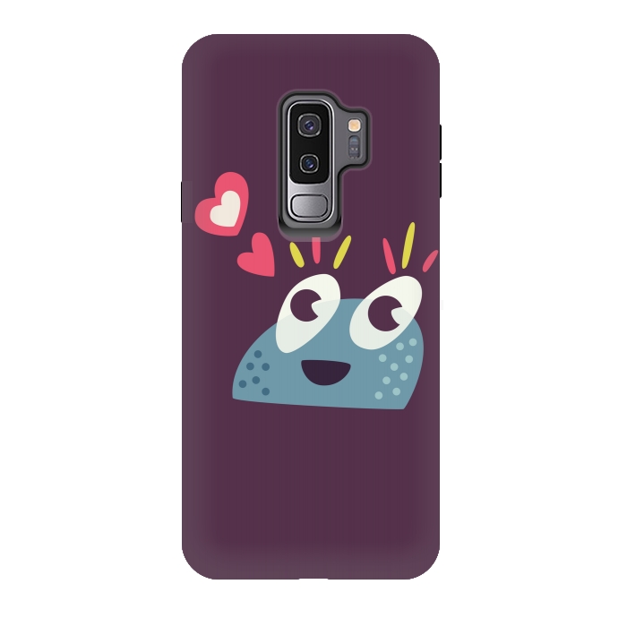 Galaxy S9 plus StrongFit Kawaii Cute Cartoon Candy Character by Boriana Giormova