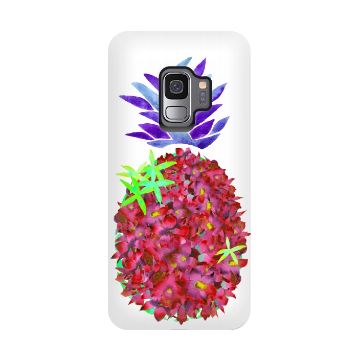 Galaxy S9 StrongFit Pineapple Punch by Amaya Brydon