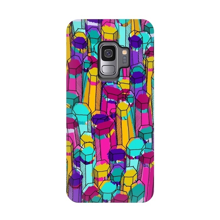 Galaxy S9 StrongFit Rock of colours 3 by Steve Wade (Swade)