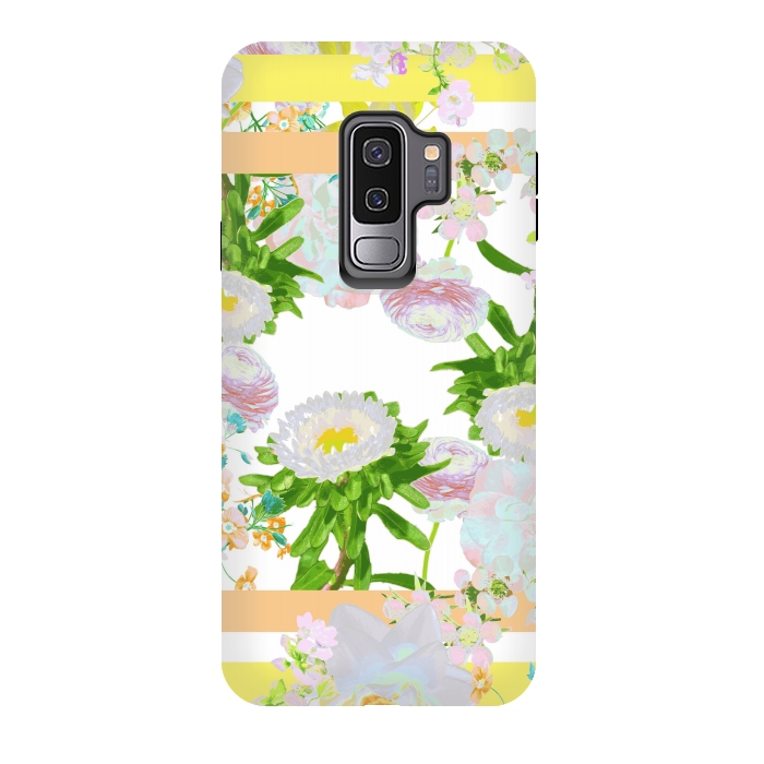 Galaxy S9 plus StrongFit Floral Frame Collage by Zala Farah