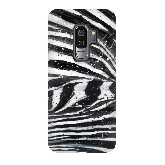 Galaxy S9 plus StrongFit Zebra Stripes by ECMazur 
