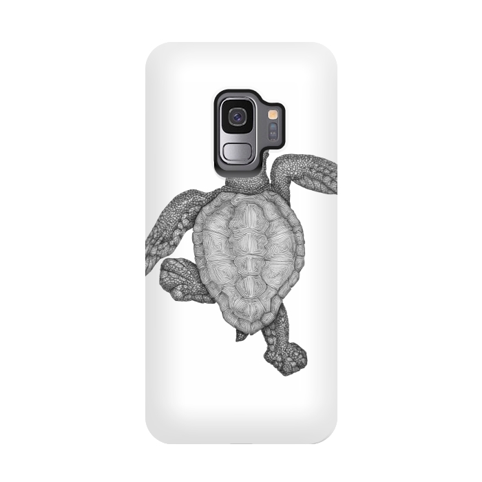 Galaxy S9 StrongFit Baby Sea Turtle by ECMazur 