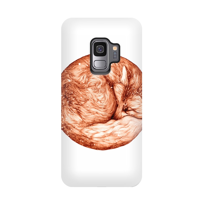 Galaxy S9 StrongFit Fox and Snow by ECMazur 