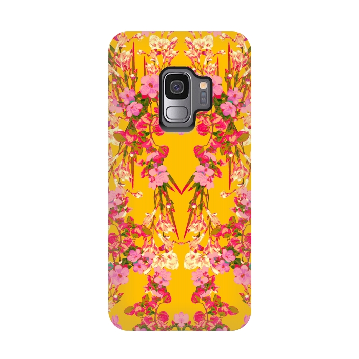 Galaxy S9 StrongFit Floral Decor by Zala Farah
