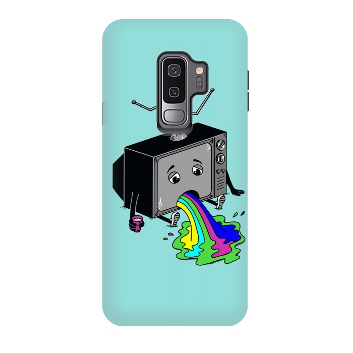 Galaxy S9 plus StrongFit Vomit tv 2 by Coffee Man