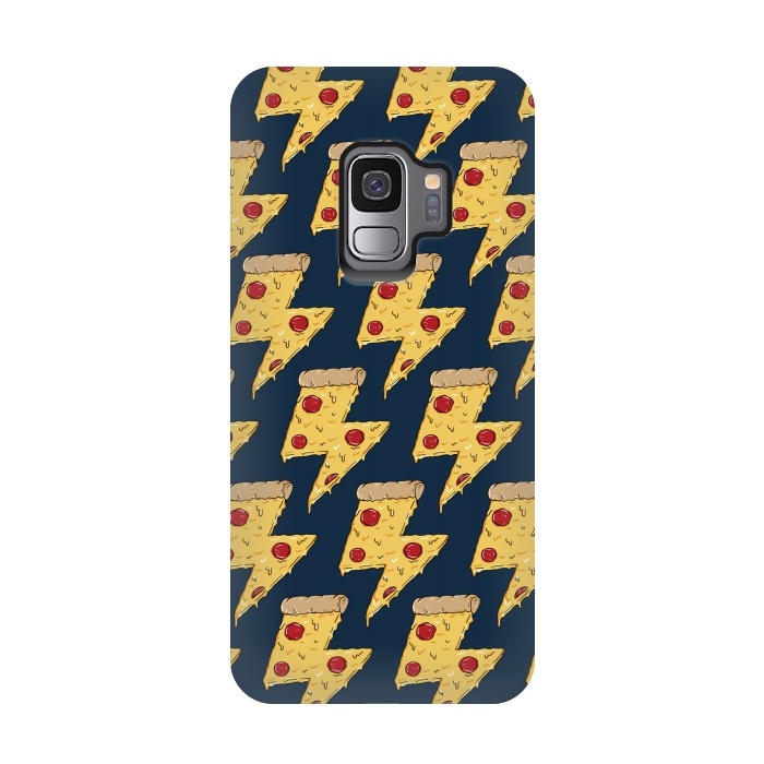 Galaxy S9 StrongFit Pizza Power Pattern by Coffee Man