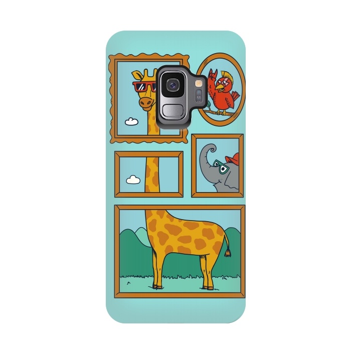 Galaxy S9 StrongFit Portrait of Animals by Coffee Man