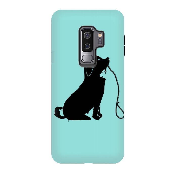 Galaxy S9 plus StrongFit Animals green by Coffee Man