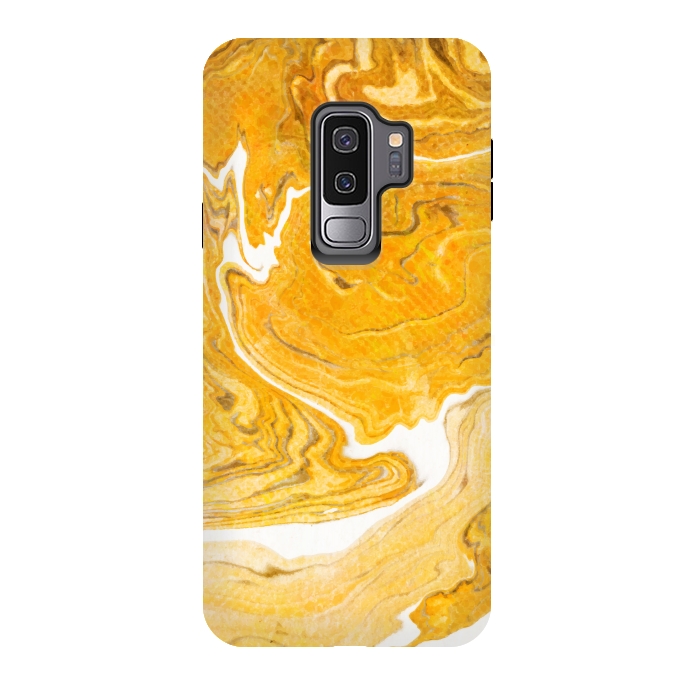 Galaxy S9 plus StrongFit Snake Skin Marble by Uma Prabhakar Gokhale