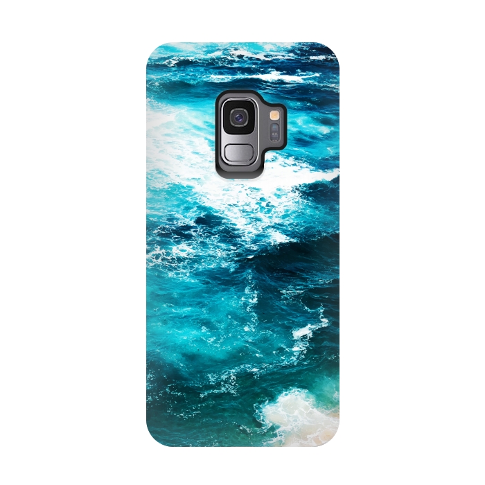 Galaxy S9 StrongFit Sea Foam by Uma Prabhakar Gokhale