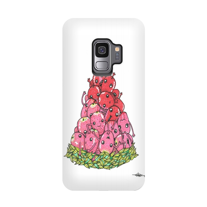 Galaxy S9 StrongFit Strawberrymelon by Varo Lojo