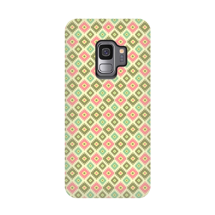 Galaxy S9 StrongFit Aztec Pattern by Dhruv Narelia