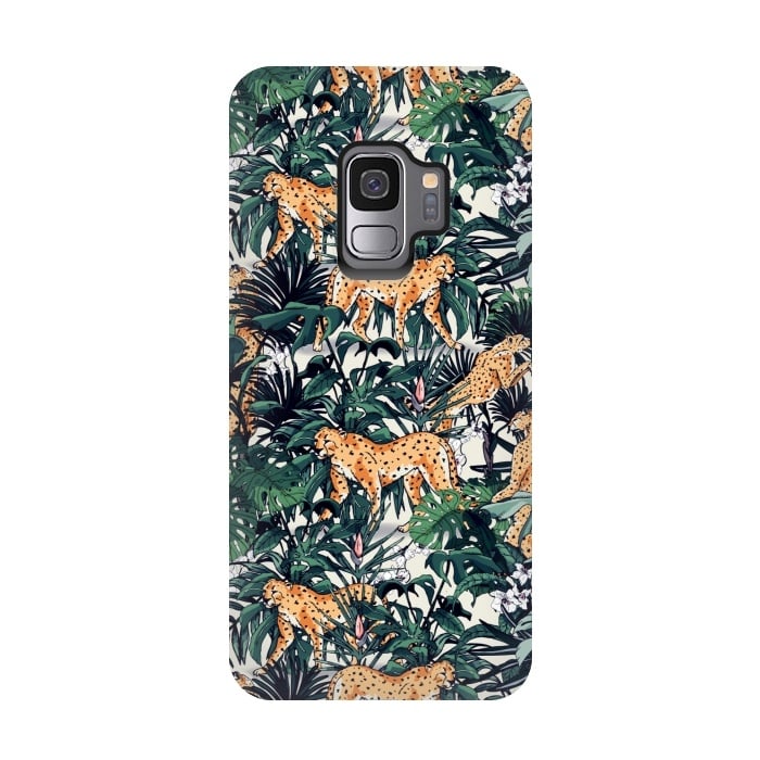 Galaxy S9 StrongFit Cheetah in the wild jungle  by Mmartabc
