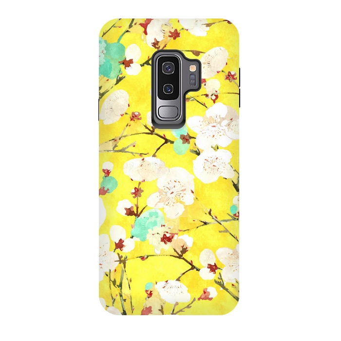 Galaxy S9 plus StrongFit Cherry Blossom v2 by Uma Prabhakar Gokhale