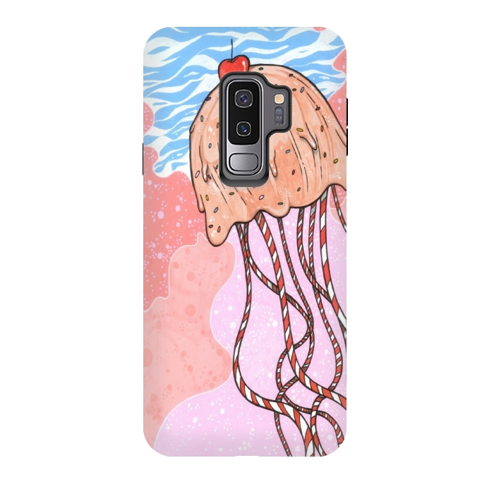 Galaxy S9 plus StrongFit Jellyfish Candy by Varo Lojo
