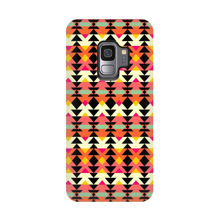 Galaxy S9 StrongFit Aztec Geometrical Pattern by Dhruv Narelia