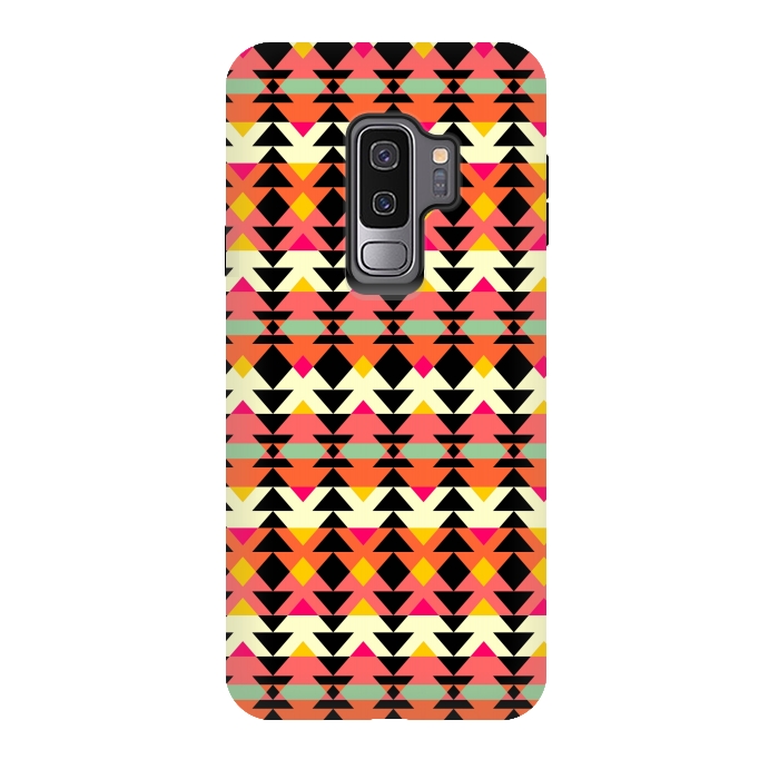 Galaxy S9 plus StrongFit Aztec Geometrical Pattern by Dhruv Narelia